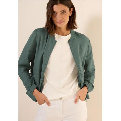 Cecil Femme Blouson Léger En Lin In Vert, Gr: Xl