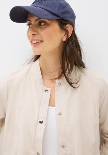 Cecil Femme Blouson Papertouch In Beige, Gr: Xl