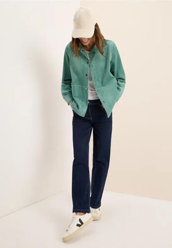 Cecil Femme Survêtement En Velours Côtelé Avec Boutons In Vert, Gr: Xl