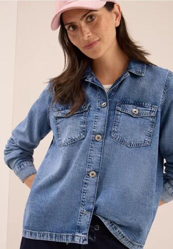Cecil Femme Survêtement En Denim In Bleu, Gr: Xs