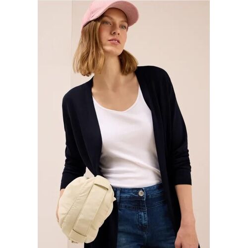 Cecil Femme Veste En Tricot Ouverte In Bleu, Gr: Xxl