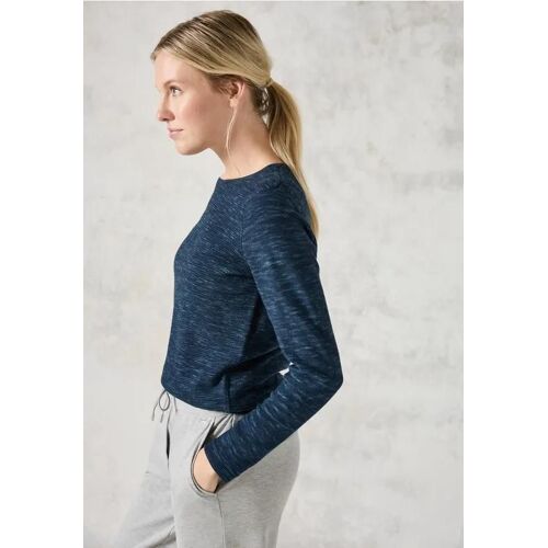 Cecil Femme Pull Structuré In Bleu, Gr: Xs