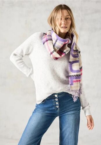 Cecil Femme Pull Structuré In Blanc, Gr: Xxl