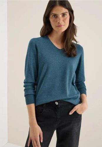 Cecil Femme Pull Basique In Bleu, Gr: Xs