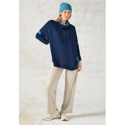 Cecil Femme Pull Oversize In Bleu, Gr: M-L