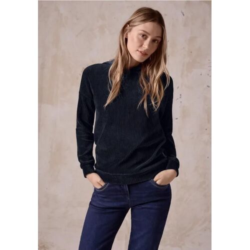 Cecil Femme Sweat À Capuche In Bleu, Gr: S