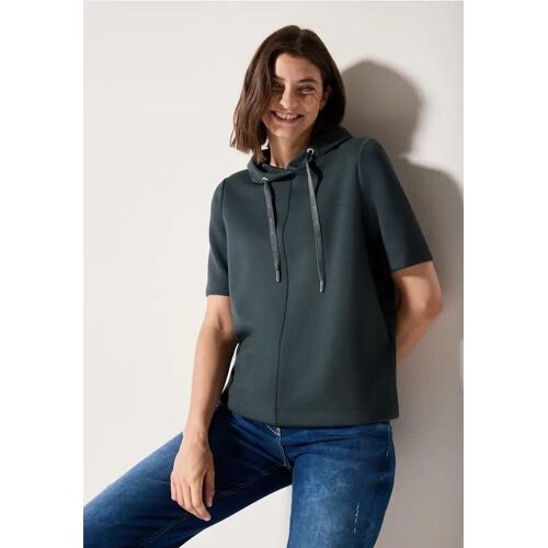 Cecil Femme Sweat À Capuche Silk-Touch In Vert, Gr: S