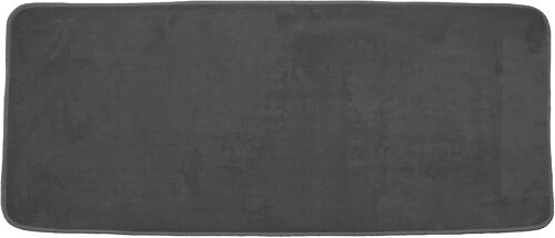 KAL-, Tapis De Bain (50 X 120 Cm) Vitamine Anthracite, Microfibre