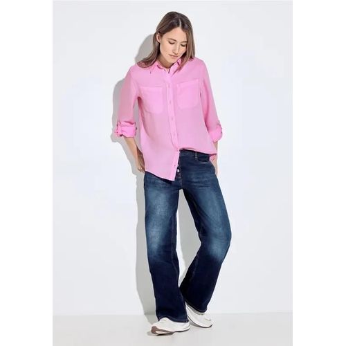 Cecil Femme Chemisier En Lyocell In Rose, Gr: Xl