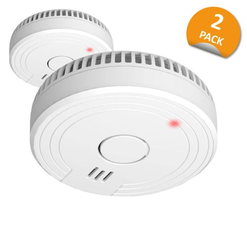 Pack de 2 Détecteurs de fumée ELRO FS1805 avec aimant et batterie de 5 ans - Blanc