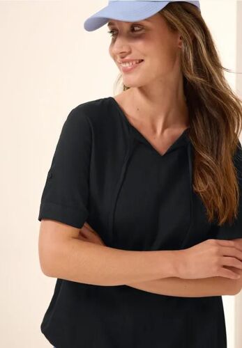 Cecil Femme Tunique En Couleur Unie In Noir, Gr: M