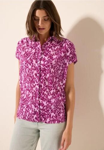 Cecil Femme Blouse À Imprimé Minimal In Rose, Gr: Xxl