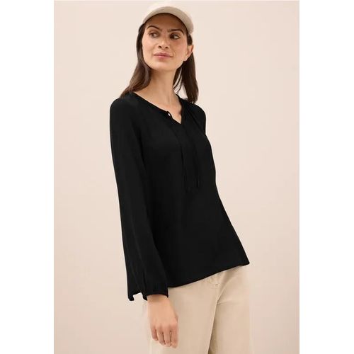 Cecil Femme Blouse En Crêpe In Noir, Gr: 3xl