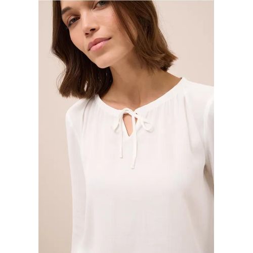 Cecil Femme Blouse En Crêpe In Blanc, Gr: Xxl