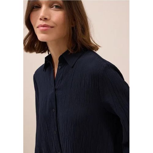 Cecil Femme Chemisier Structuré In Bleu, Gr: S