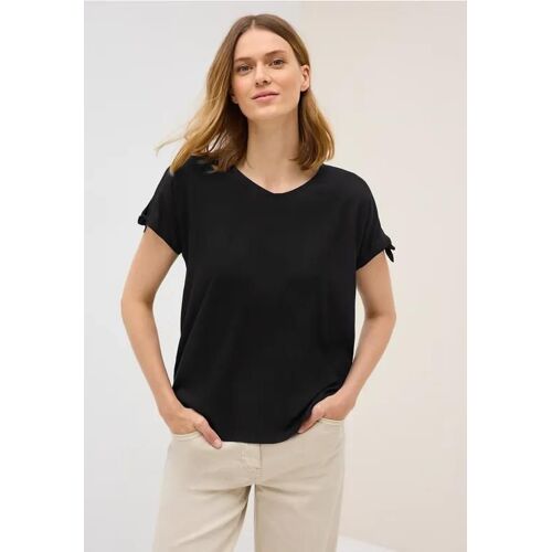 Cecil Femme Chemisier À Noeuds In Noir, Gr: S