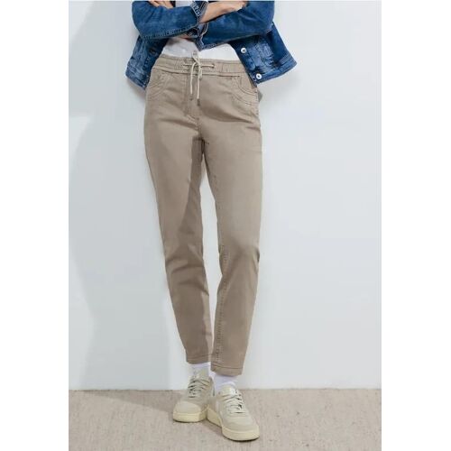 Cecil Femme Pantalon De Jogging Coupe Classique In Beige, Gr: Xxl