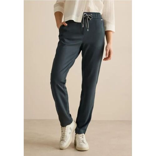 Cecil Femme Pantalon En Coupe Casual In Vert, Gr: Xxl