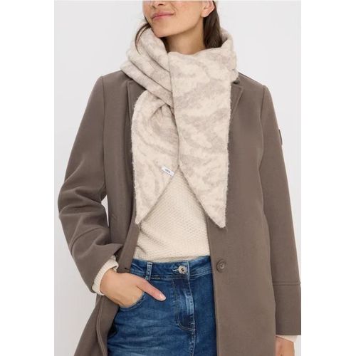 Cecil Femme Foulard Triangulaire Avec Motif Zèbre In Beige, Gr: One Size