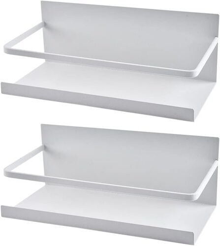 Sjzg-Organisateur Magnétique De Support D'epice De Réfrigérateur - Support De Pot D'assaisonnement D'etagère De Stockage Pour Maison, Cuisine, Salon, Salle De Bain (2 Pack)