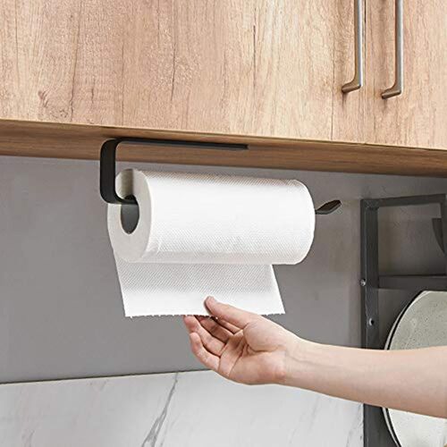 KALANKA-Porte Sopalin, Porte Rouleau Papier Cuisine, Porte Essuie Tout de Cuisine sous l'armoire, Support Essuie Tout | Derouleur Essuie Tout | Support Sopalin Pas de Perçage (A-30CM)