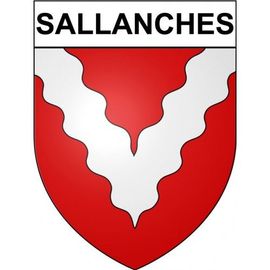 Sallanches 74 Ville Stickers Blason Autocollant Adhésif - 8 Cm