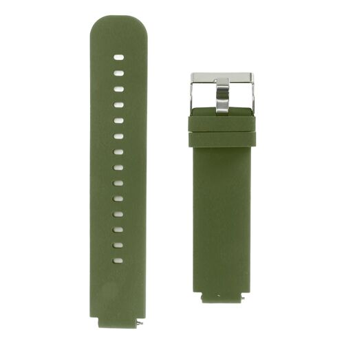 Bracelet De Rechange En Silicone Souple Pour Montre 2 A1807 Verge 2 Od Vert
