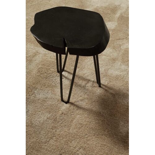 Tapis En Microfibre Doux Et Dense Brun-Beige Chiné 160x230