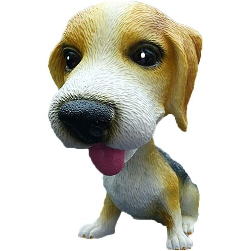 Figurine d'action de voiture animale bouge la tête secouant la posture assise du chien pour la voiture