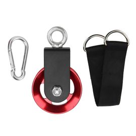 Poulie De Gymnastique À Câble 2025, Petite Poulie Suspendue, Rotative À 360 Degrés, Silencieuse, Pour Projets De Bricolage À Domicile, Rouge