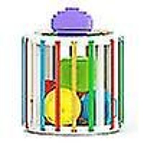 Jouets De Tri De Formes Pour Bébés Avec Bande Élastique, Boîte De Tri Sensorielle Pour Exercices De Motricité Fine Pour Enfants