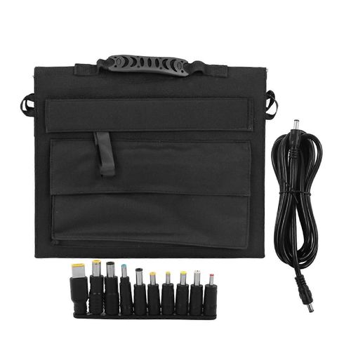 Chargeur Solaire 18 V 30 W, Sortie Usb Cc, Panneau Solaire Pliable Et Portable Pour Camping, Téléphone Portable Et Tablette