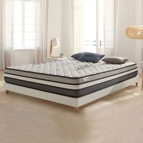 Matelas 140x190 cm - Ressorts Ensachés, Très épais 30 cm