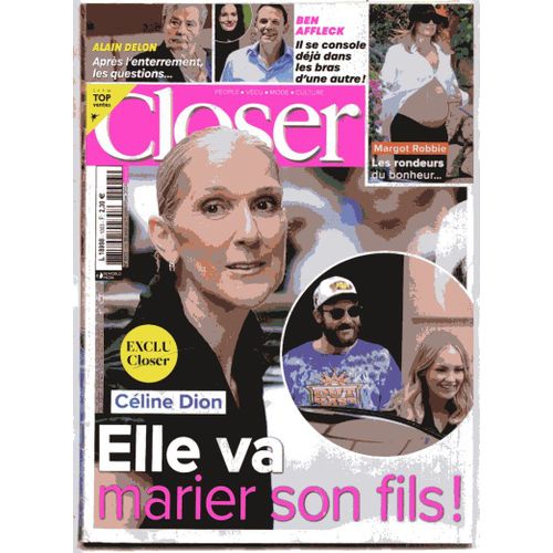 Closer - N° 1003 : Céline Dion - Elle Va Marier Son Fils !