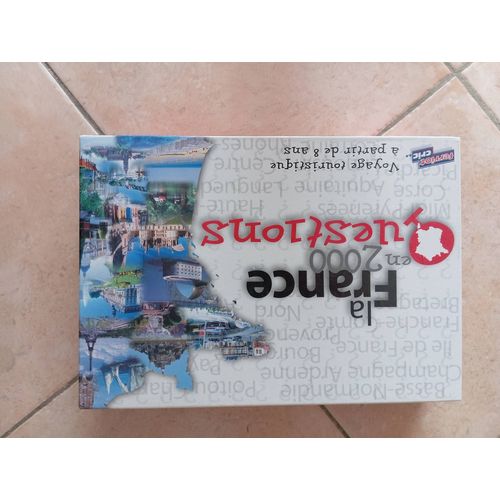 Jeu De Société  La France En 2000 Questions  Édition Ferriot Cric -Jeu Éducatif De Culture Générale