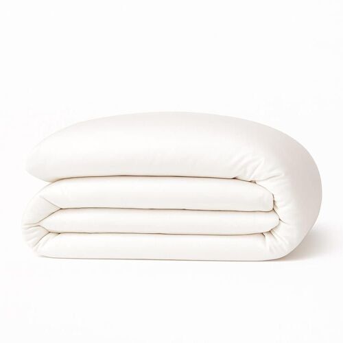 Housse De Couette Coton Bio & Lyocell Blanc 200x200
