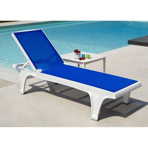 Bain De Soleil En Plastique Bleu