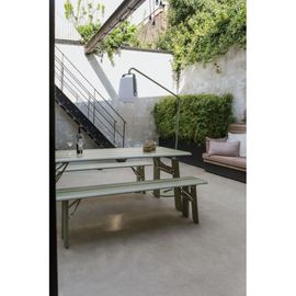 Table De Jardin En Bois Vert