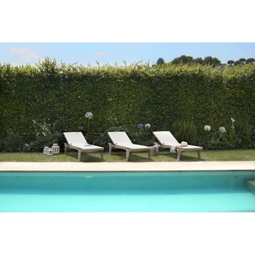 Bain De Soleil En Plastique Blanc