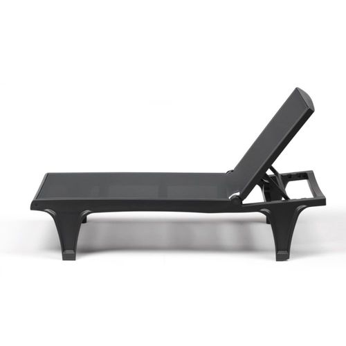 Bain De Soleil En Plastique Anthracite