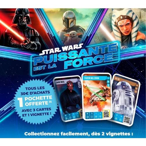 Lot Cartes Star Wars Auchan