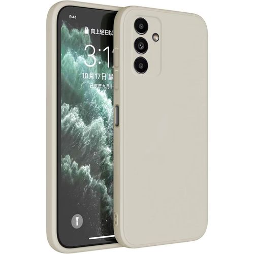 Sjzg-Coque Pour Samsung Galaxy A13 5g / A04s / A04 (6.5"" Inches) Etui Housse, Protecteur De Peau En Silicone Tpu - Blanc Antique