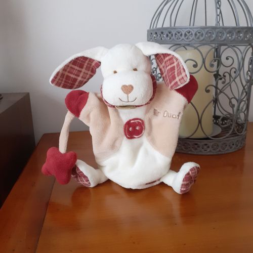Baby Nat: Marionnette-doudou "Chien Mr OUAF"
