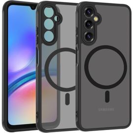 TRAHOO-Coque pour Samsung Galaxy A05s Compatible avec MagSafe, Magnétique Housse pour Samsung Galaxy A05s Étui Protection d'objectif Anti Rayures Antichoc Case, Noir