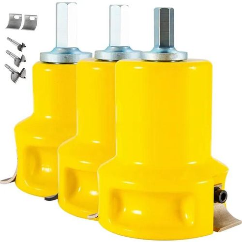 Coupe-tenon-Duoku-1"/25,4 mm et 1,5"/38 mm et 2"/50,8 mm-Aluminium et Acier de Qualité Supérieure-avec Lames Doubles Incurvées