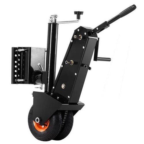 Remorque À Roulettes-Duoku-Capacité De 227 Kg-Hauteur Réglable De 13 À 23,2 Pouces-Pneu En Caoutchouc Pneumatique De 9 Pouces