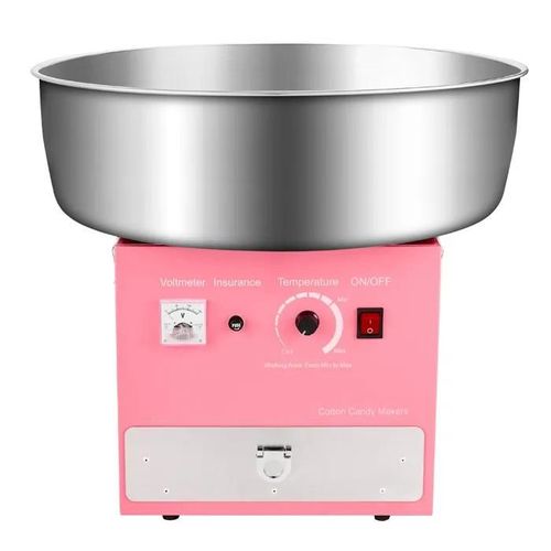 Machine à Barbe à Papa Êlectrique-Duoku-1000 W-Appareil Commercial avec Bol en Acier Inoxydable de 52 cm