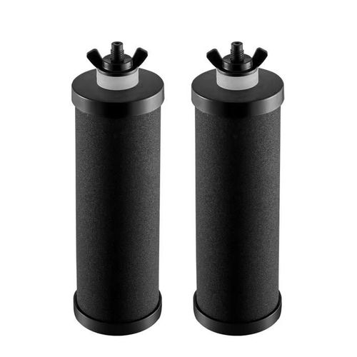 Filtre à Eau de Rechange-Duoku- Éléments de Purification au Charbon Actif- Faciles à Remplacer- Lot de 2- Noir