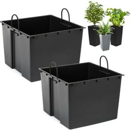 Insert De Remplacement Pour Pots De Fleurs Set De 2 Pcs 29x28 Cm 20 L Pour Les Pots De Fleurs Lamela