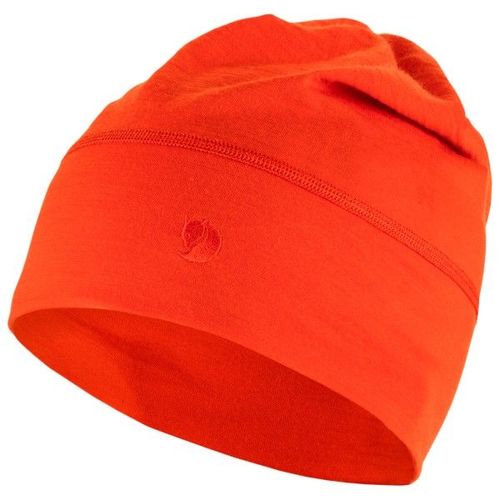 Fjällräven - Abisko Lite Wool Beanie - Bonnet Taille One Size, Rouge